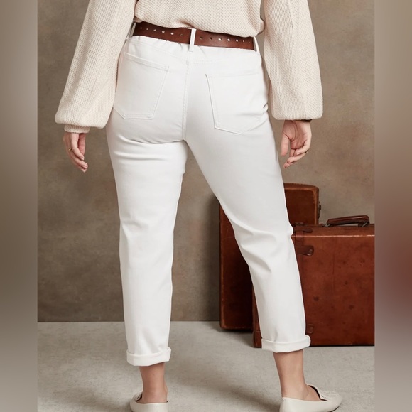 BANANA REPUBLIC CONTEMPORARY SILHOUETTE TAILORED GIRLFRIEND JEANS SIZE 29/8 NWT - Picture 5 of 9